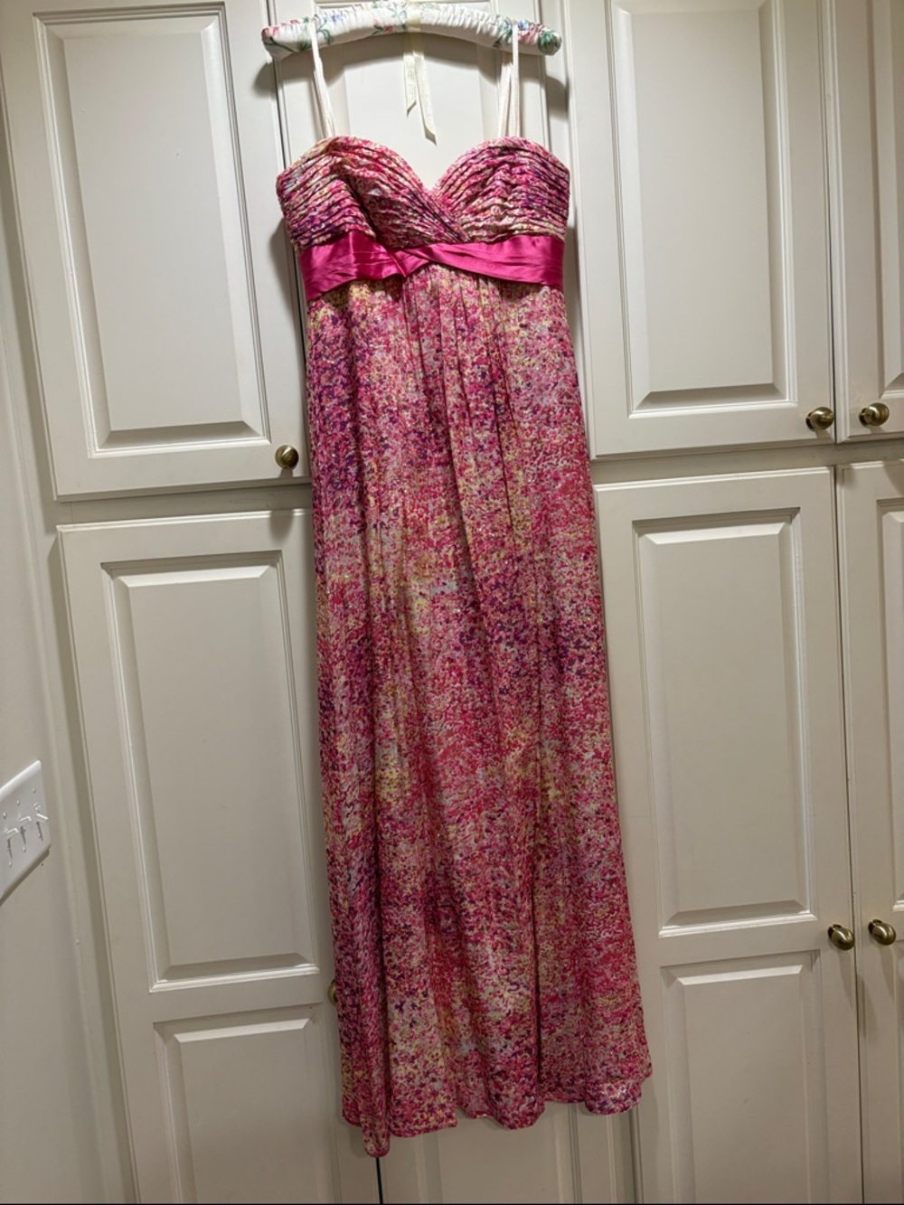 BCBGMaxAzria Pink Satin-Lined Dress